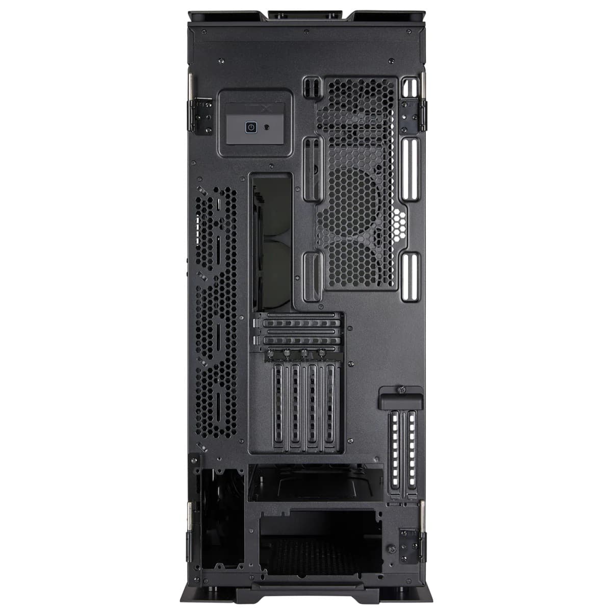 CARCASA CORSAIR Tower, ATX, "Obsidian Series 1000D Super-Tower Case", fara sursa, sticla securizata, fan x nu, USB 3.1 x 4, USB 3.1 gen 2 Type-C x 2, Jack 3.5 mm x 2, mesh, negru, "CC-9011148-WW" — miniatură