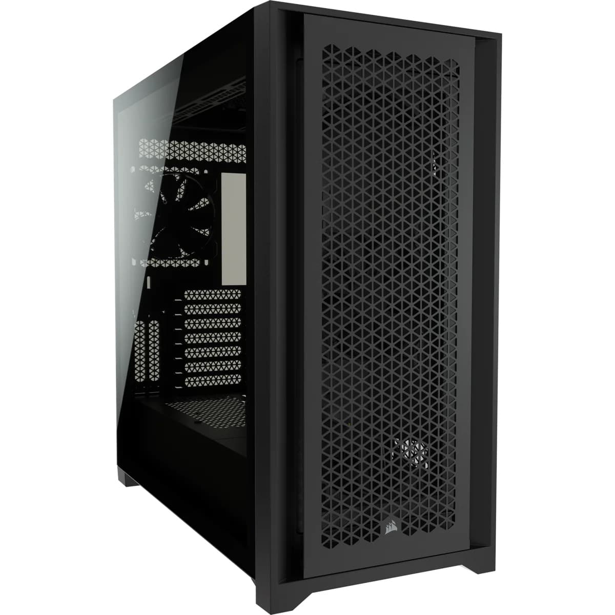 CARCASA CORSAIR Middle Tower, ATX, "5000D AIRFLOW", fara sursa, sticla securizata, fanx2, USB 3.0x2, USB 3.1 gen 2 Type-Cx1, Jack 3.5 mmx1, mesh, fan ctr,negru "CC-9011210-WW"