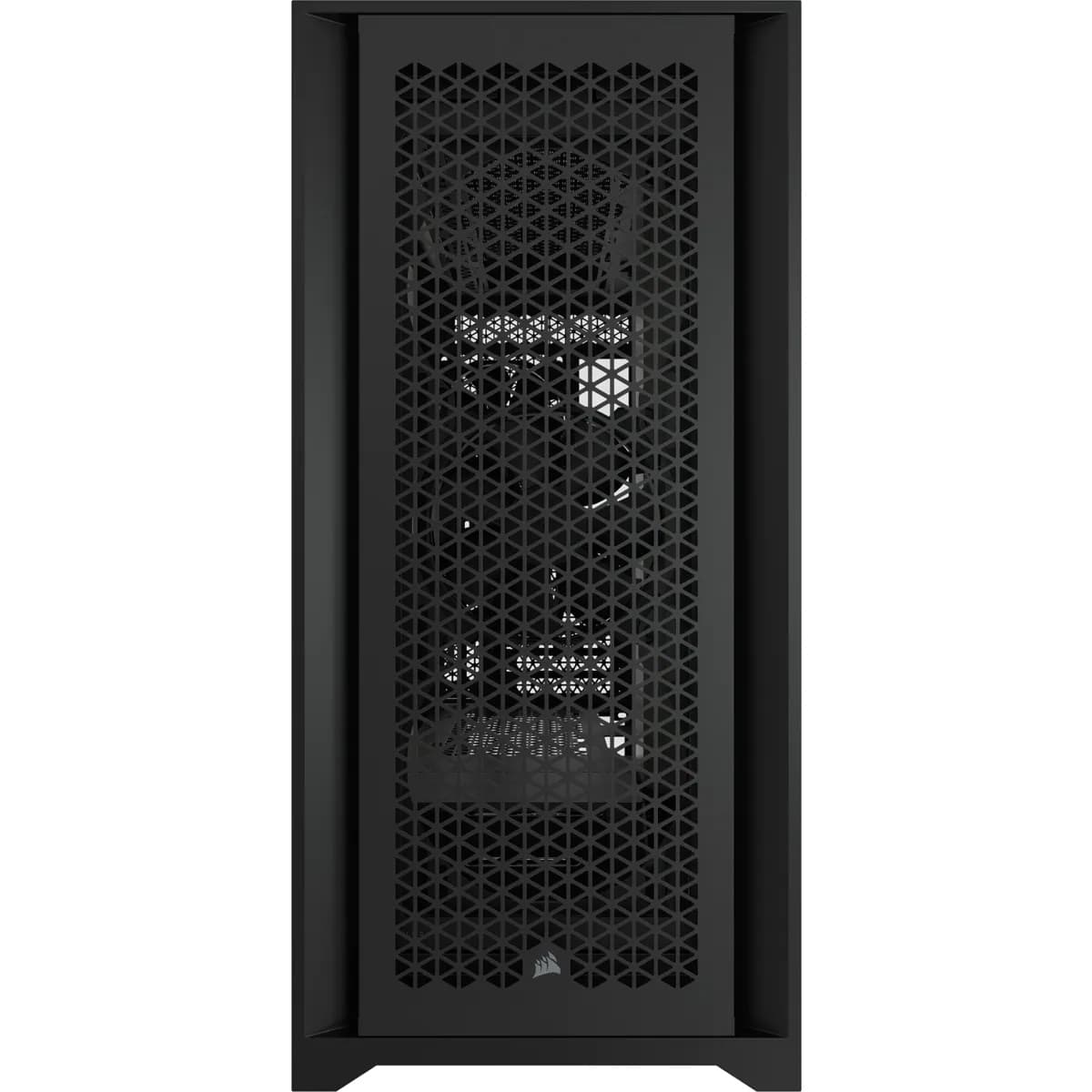 CARCASA CORSAIR Middle Tower, ATX, "5000D AIRFLOW", fara sursa, sticla securizata, fanx2, USB 3.0x2, USB 3.1 gen 2 Type-Cx1, Jack 3.5 mmx1, mesh, fan ctr,negru "CC-9011210-WW" — miniatură