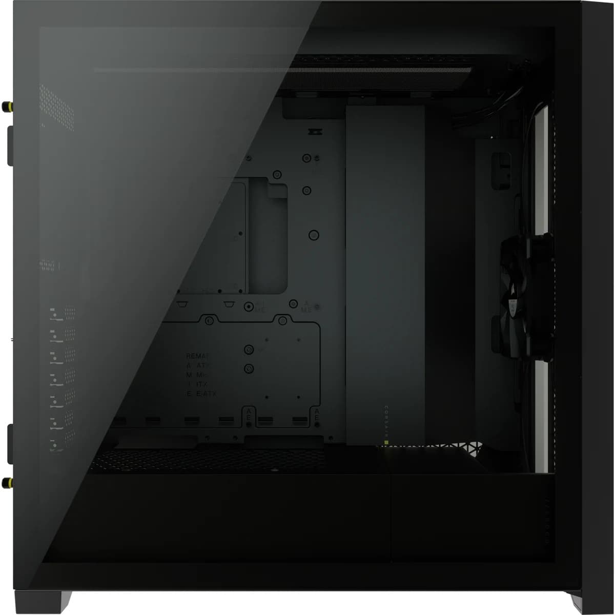 CARCASA CORSAIR Middle Tower, ATX, "5000D AIRFLOW", fara sursa, sticla securizata, fanx2, USB 3.0x2, USB 3.1 gen 2 Type-Cx1, Jack 3.5 mmx1, mesh, fan ctr,negru "CC-9011210-WW" — miniatură
