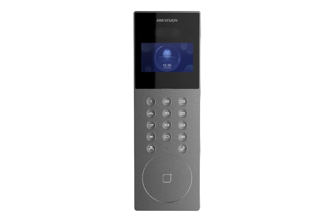VIDEOINTERFON IP CU RECUNOASTERE FACIALA, "DS-KD9203-E6"