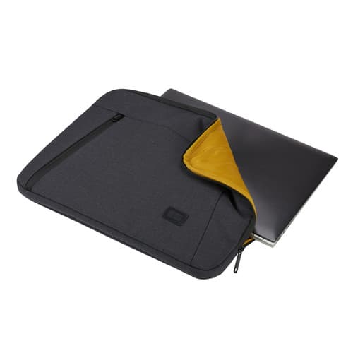 HUSA CASE LOGIC notebook 14 inch, 1 compartiment, buzunar frontal, black, "HUXS214 BLACK" / 3204641" — miniatură