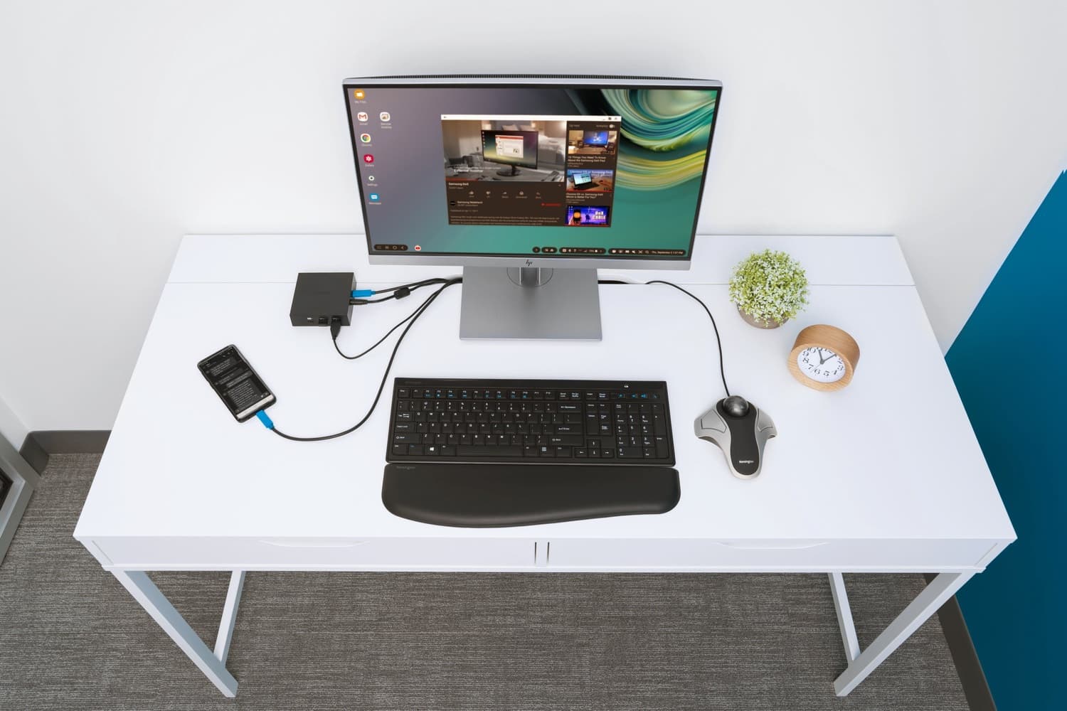 SUPORT ERGONOMIC KENSINGTON, "ErgoSoft", Suport pt. incheietura mainii, pentru tastatura slim, negru, "K52800WW" — miniatură