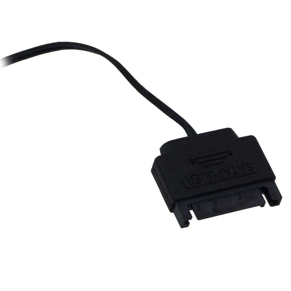 FAN HUB SPACER pt. maxim 5 ventilatoare ARGB cu 3 sau 4 pini, telecomanda pt. setat iluminarea RGB, alimentare S-ATA "SPFC-RGB" — miniatură