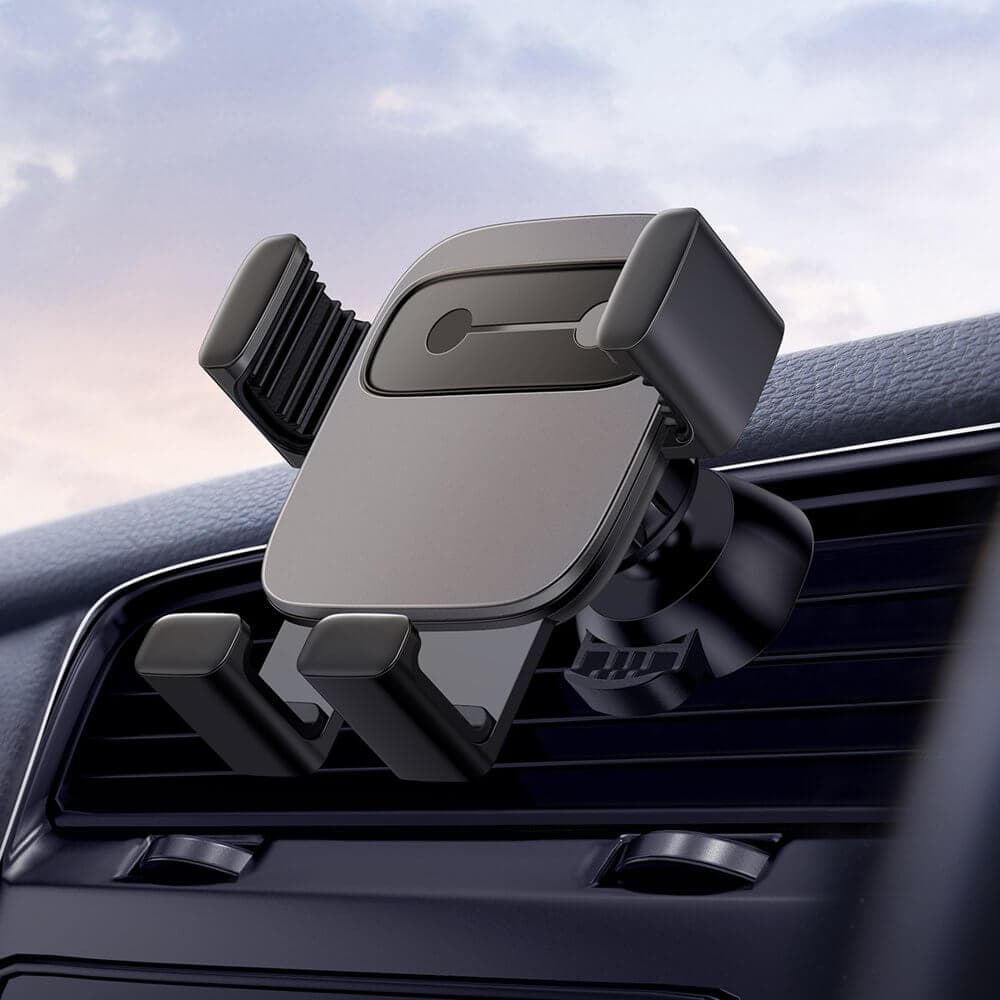 SUPORT AUTO Baseus Cube Gravity pt. SmartPhone, fixare grilaj, negru "SUYL-FK01" - 6953156210004 — miniatură