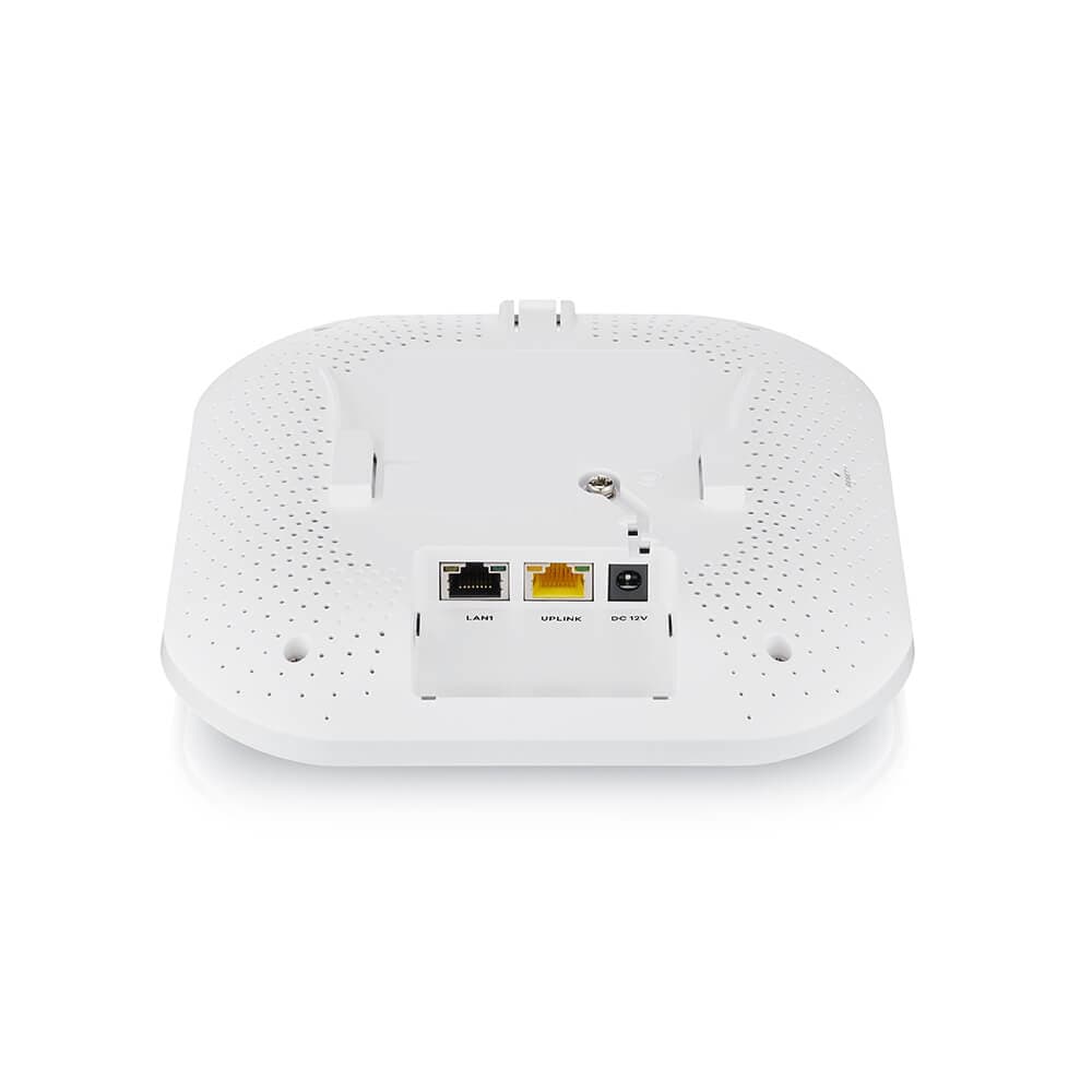 ACCESS POINT ZyXel, interior, 1750 Mbps, port 10/100/1000 x 1, antena interna x 4, PoE, 2.4 - 5 GHz, "WAX610D-EU0101F" — miniatură