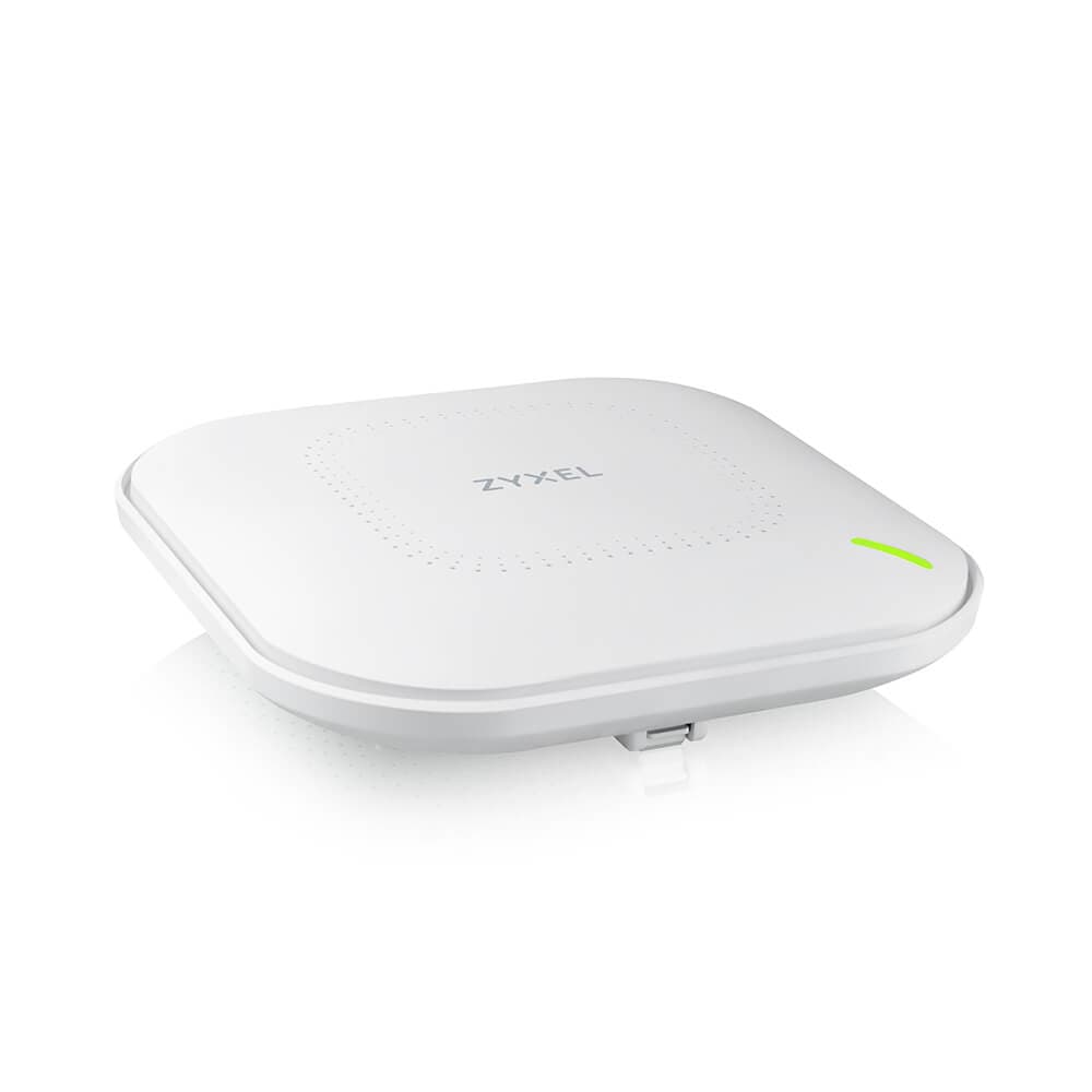 ACCESS POINT ZyXel, interior, 1750 Mbps, port 10/100/1000 x 1, antena interna x 4, PoE, 2.4 - 5 GHz, "WAX610D-EU0101F" — miniatură