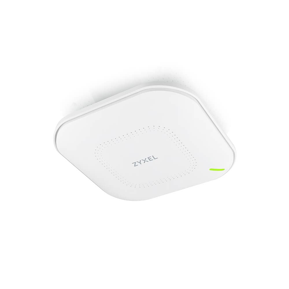ACCESS POINT ZyXel, interior, 1750 Mbps, port 10/100/1000 x 1, antena interna x 4, PoE, 2.4 - 5 GHz, "WAX610D-EU0101F" — miniatură
