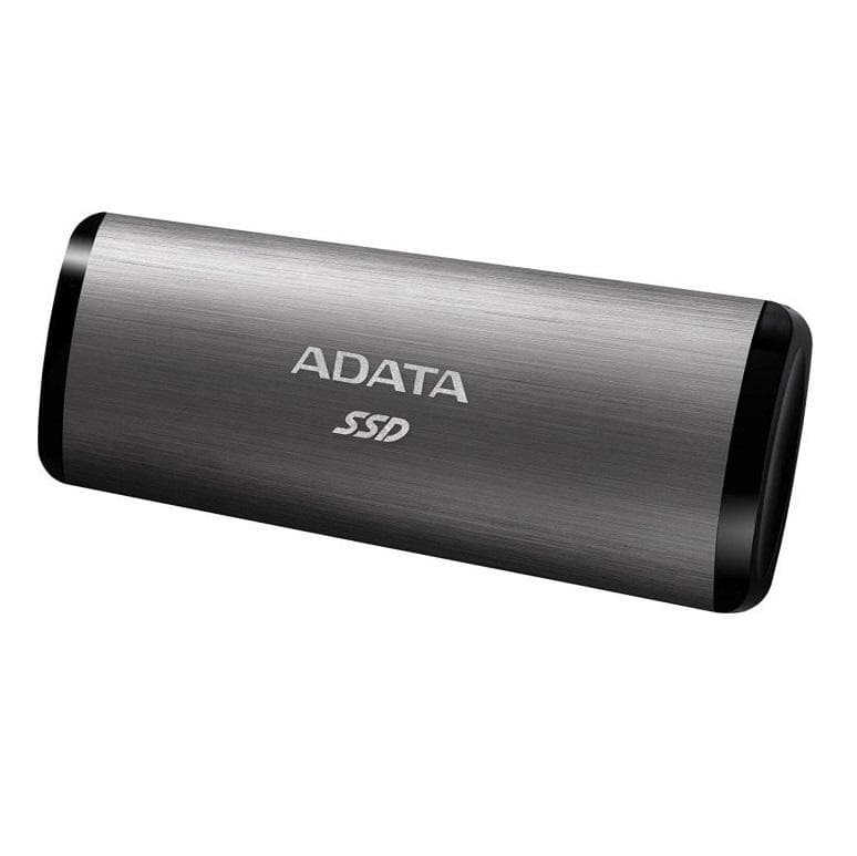 SSD. extern ADATA SE760, 2TB, USB 3.2 Type-C, R/W: 1000/800 MB/s, negru TITANIUM, "ASE760-2TU32G2-CTI"