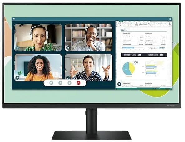 MONITOR Samsung 24 inch, videoconferinta | home | office, IPS, Full HD (1920 x 1080), Wide, 250 cd/mp, 5 ms, HDMI | DisplayPort | VGA, "LS24A400VEUXEN"