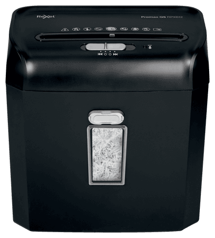 Distrugator manual documente Rexel PROMAX QS REX823, 8 coli, P4, cross-cut (tip confeti), cos 23 litri, negru, "2104583EU"
