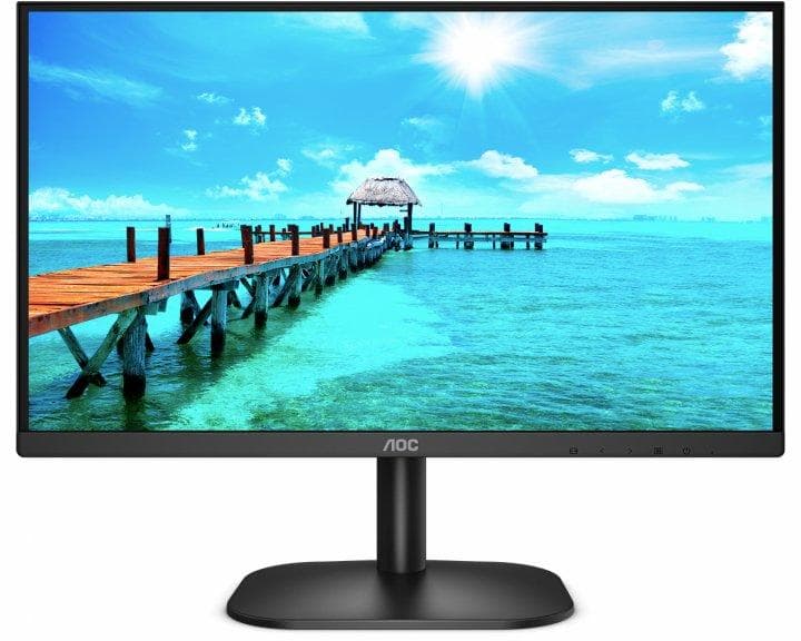 MONITOR AOC 21.5 inch, home | office, VA, Full HD (1920 x 1080), Wide, 200 cd/mp, 4 ms, HDMI | VGA | DVI, "22B2DA"