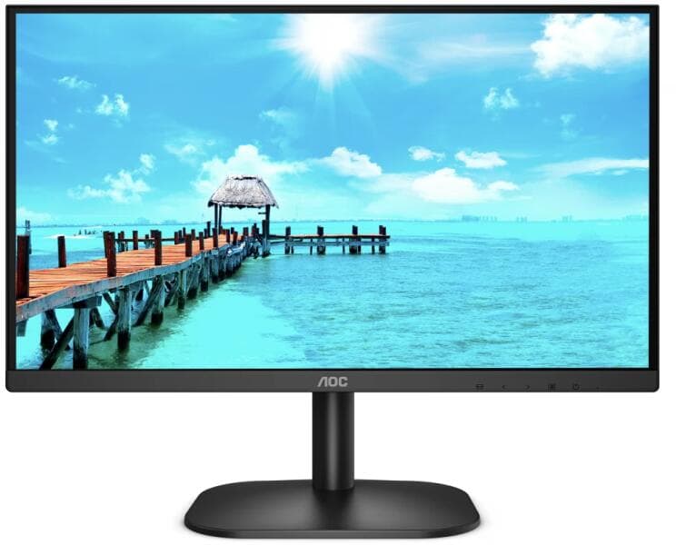 MONITOR AOC 21.5 inch, home | office, VA, Full HD (1920 x 1080), Wide, 250 cd/mp, 4 ms, HDMI | DisplayPort | VGA, "22B2QAM"