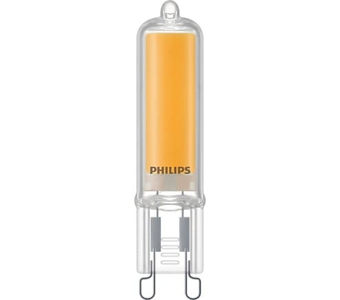 BEC LED Philips, soclu G9, putere 3.5W, forma tub, lumina alb calda, alimentare 220 - 240 V, "000008718699758585"