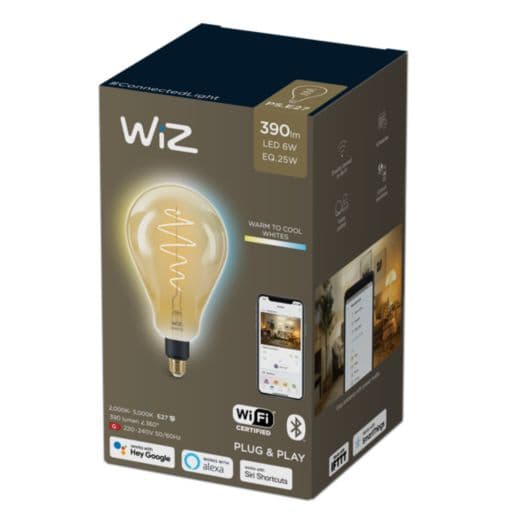 BEC smart LED Philips, soclu E27, putere 6.5W, forma clasic, lumina alb calda, alb rece, alimentare 220 - 240 V, "000008718699786854" — miniatură