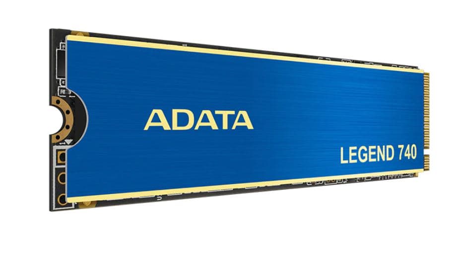 SSD ADATA, LEGEND 740, 250 GB, M.2, PCIe Gen3.0 x4, 3D TLC Nand, R/W: 2300/1300 MB/s, "ALEG-740-250GCS" — miniatură