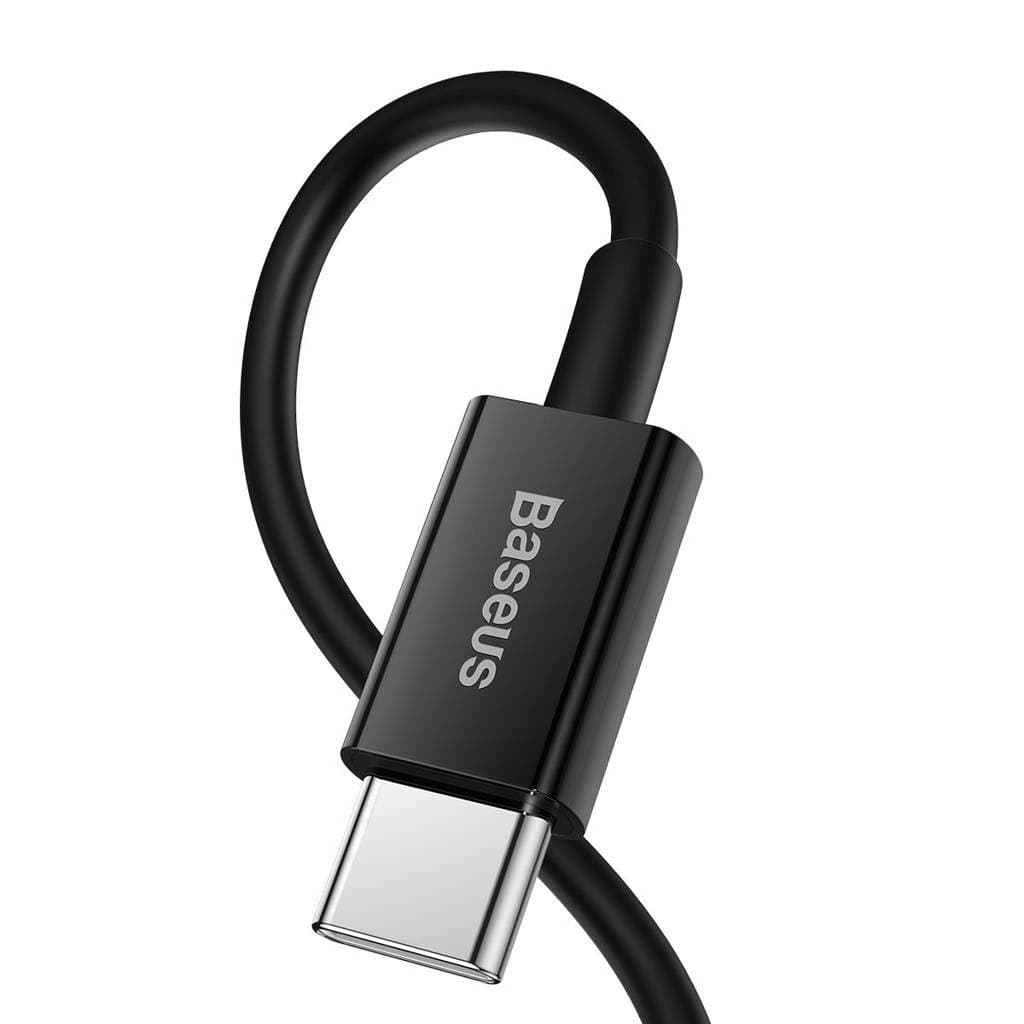 CABLU alimentare si date Baseus Superior, Fast Charging Data Cable pt. smartphone, USB Type-C la Lightning Iphone PD 20W, 2m, negru "CATLYS-C01" - 6953156205352 — miniatură