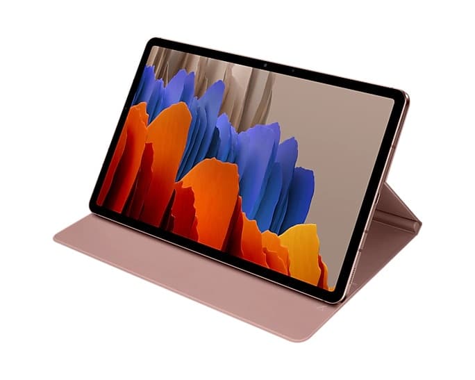 Husa pt Tab S7 Book Cover Pink , "EF-BT630PAEGEU" — miniatură