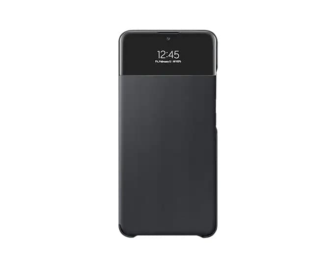 HUSA Smartphone Samsung, pt Galaxy A32, tip smart book cover cu buzunar, plastic, Smart View Wallet, negru, "EF-EA325PBEGEE"