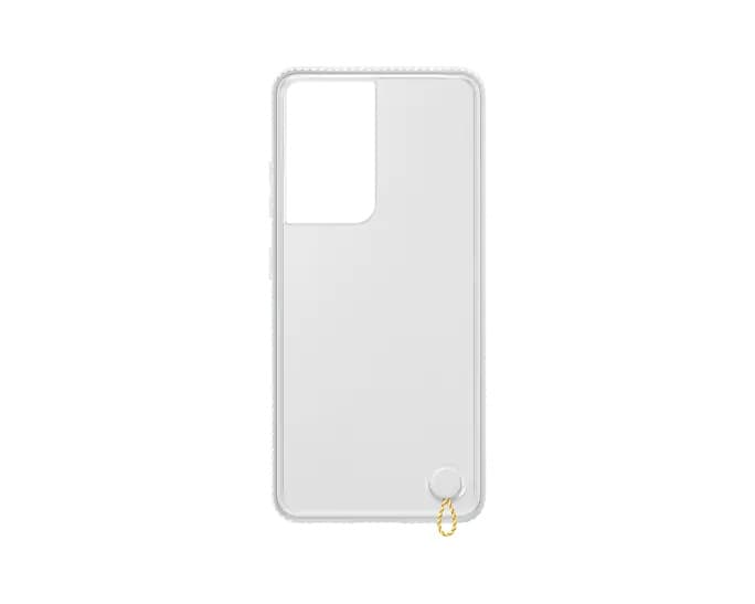 HUSA Smartphone Samsung, pt Galaxy S21 Ultra, tip back cover (protectie spate), plastic, ultrasubtire, alb, "EF-GG998CWEGWW" — miniatură