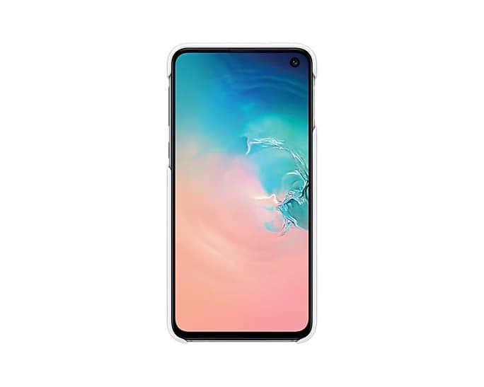 HUSA Smartphone Samsung, pt Galaxy S10E, tip back cover (protectie spate), silicon, LED Cover, alb, "EF-KG970CWEGWW" — miniatură
