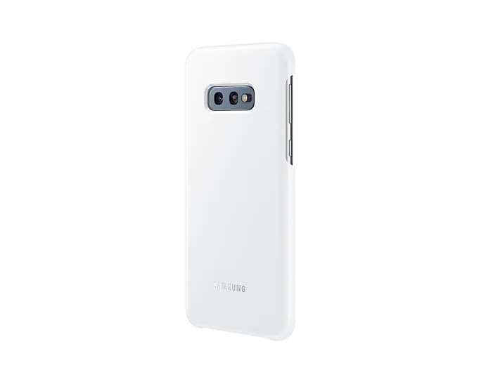 HUSA Smartphone Samsung, pt Galaxy S10E, tip back cover (protectie spate), silicon, LED Cover, alb, "EF-KG970CWEGWW" — miniatură