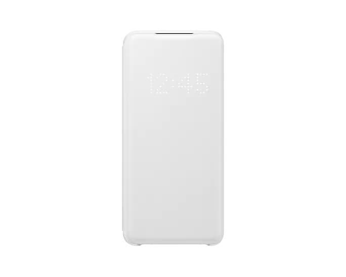HUSA Smartphone Samsung, pt Galaxy S20, tip smart book cover, policarbonat, Smart LED View, alb, "EF-NG980PWEGEU"
