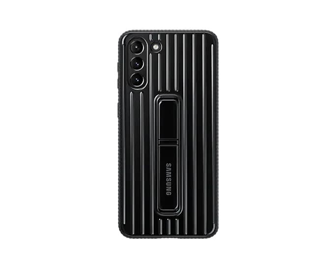 HUSA Smartphone Samsung, pt Galaxy S21+, tip back cover (protectie spate), plastic, Protective Standing Cover, negru, "EF-RG996CBEGWW"