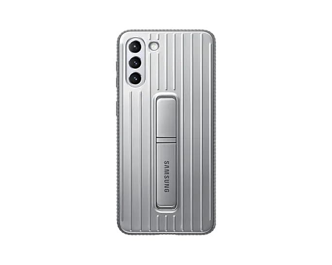HUSA Smartphone Samsung, pt Galaxy S21+, tip back cover (protectie spate), plastic, Protective Standing Cover, gri, "EF-RG996CJEGWW"