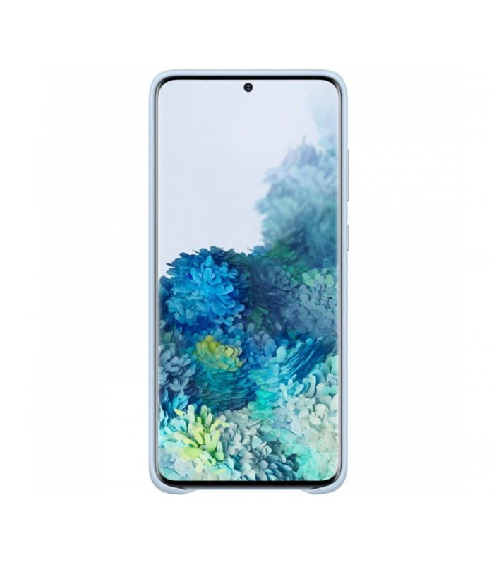 HUSA Smartphone Samsung, pt Galaxy S20+, tip back cover (protectie spate), piele, ultrasubtire, albastru, "EF-VG985LLEGEU" — miniatură