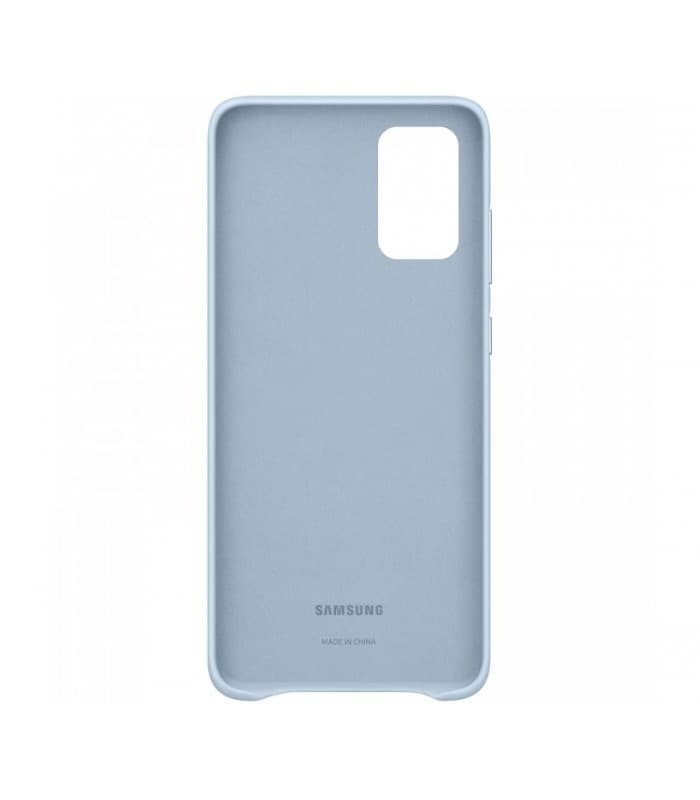 HUSA Smartphone Samsung, pt Galaxy S20+, tip back cover (protectie spate), piele, ultrasubtire, albastru, "EF-VG985LLEGEU" — miniatură