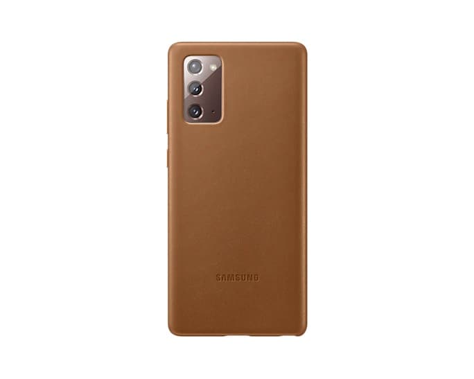 HUSA Smartphone Samsung, pt Galaxy Note 20, tip back cover (protectie spate), piele, ultrasubtire, maro, "EF-VN980LAEGEU"