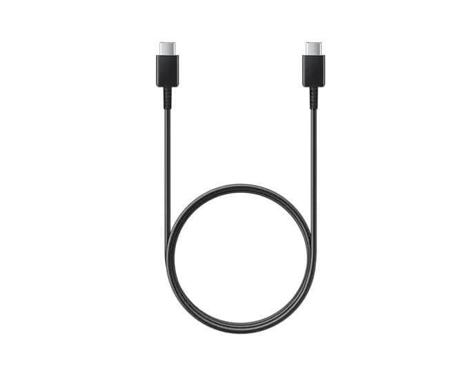 CABLU alimentare si date smartphone Samsung, USB Type-C (T) la USB Type-C (T), cauciuc, lungime 1 m, negru, "EP-DA705BBEGWW"