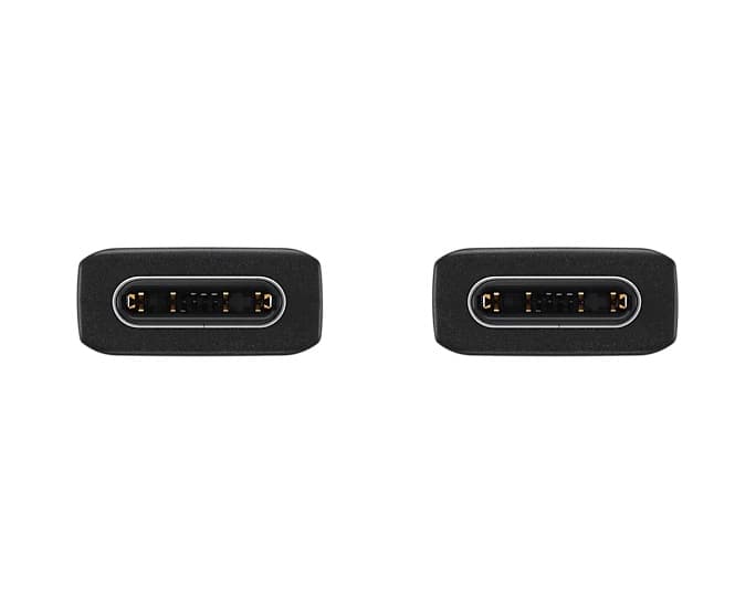 CABLU alimentare si date smartphone Samsung, USB Type-C (T) la USB Type-C (T), cauciuc, lungime 1 m, negru, "EP-DA705BBEGWW" — miniatură