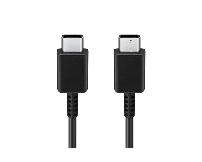 CABLU alimentare si date smartphone Samsung, USB Type-C (T) la USB Type-C (T), cauciuc, lungime 1 m, negru, "EP-DA705BBEGWW" — miniatură