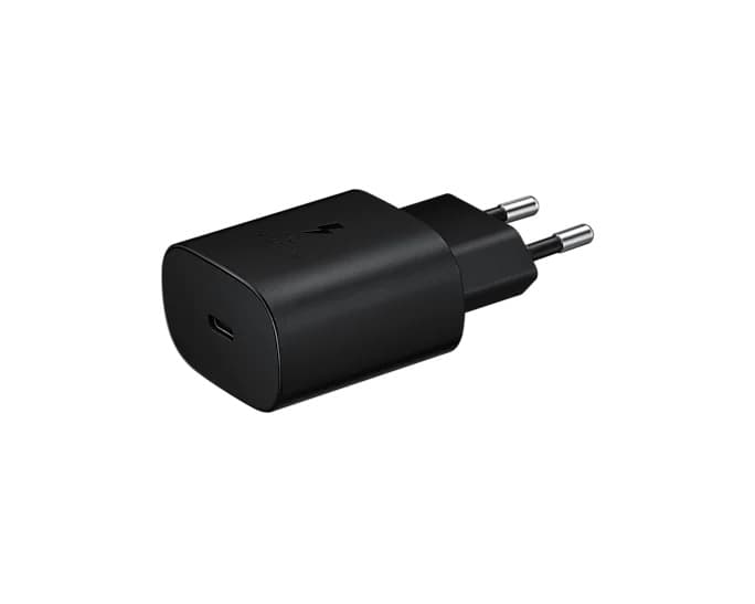 Incarcator retea 220V Samsung, USB Type C, 25W, fast charge, negru, "EP-TA800XBEGWW"