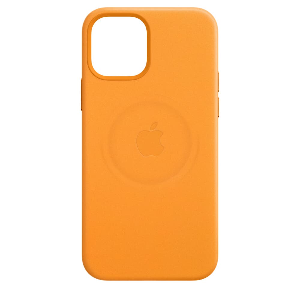 HUSA Smartphone Apple, pt iPhone 12 mini, tip back cover (protectie spate) cu MagSafe, piele, MagSafe, portocaliu, "mhk63zm/a" — miniatură