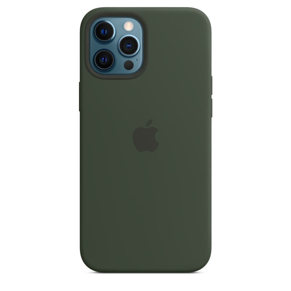 HUSA Smartphone Apple, pt iPhone 12 | iPhone 12 Pro Max, tip back cover (protectie spate) cu MagSafe, silicon, MagSafe, verde, "mhlc3zm/a"
