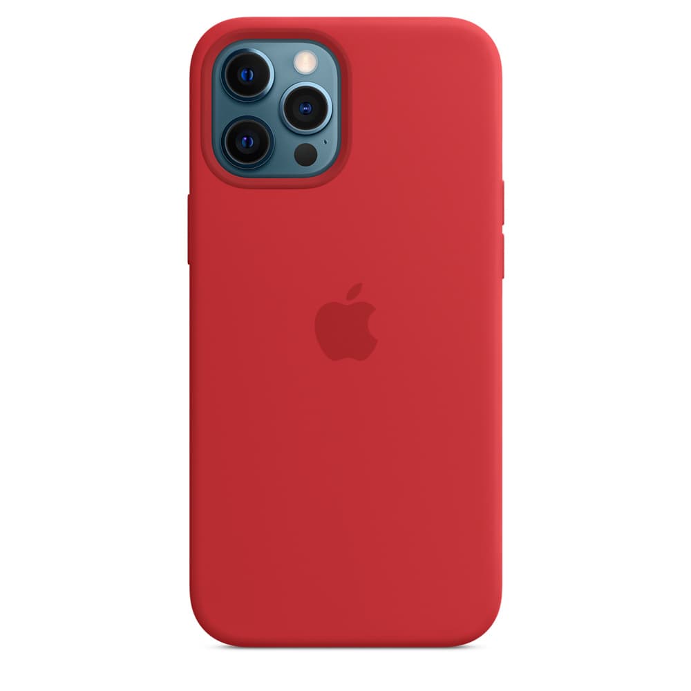 HUSA Smartphone Apple, pt iPhone 12 | iPhone 12 Pro Max, tip back cover (protectie spate) cu MagSafe, silicon, MagSafe, rosu, "mhlf3zm/a"