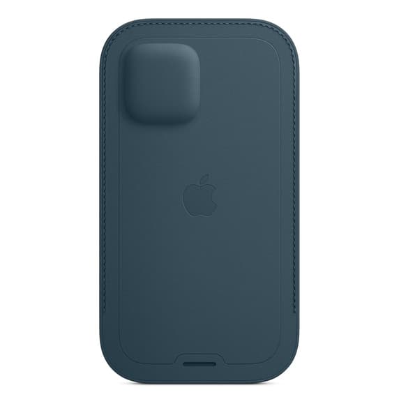 HUSA Smartphone Apple, pt iPhone 12 | iPhone 12 Pro, tip back cover (protectie spate) cu MagSafe, piele, MagSafe, albastru, "mhyd3zm/a" — miniatură