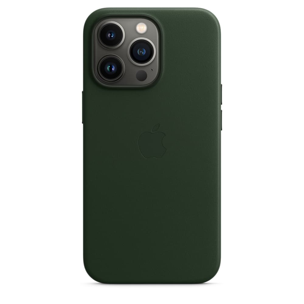 HUSA Smartphone Apple, pt iPhone 13 Pro, tip back cover (protectie spate) cu MagSafe, piele, MagSafe, verde, "mm1g3zm/a"