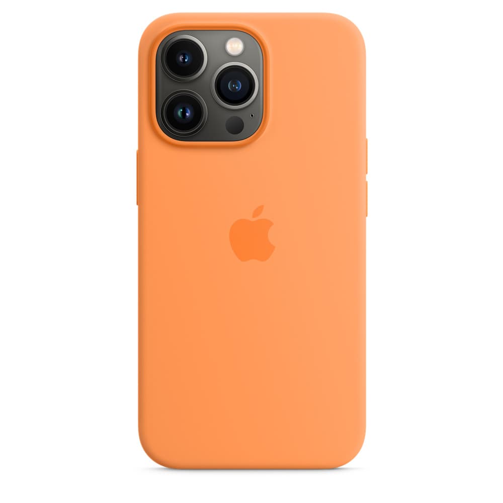 HUSA Smartphone Apple, pt iPhone 13 Pro, tip back cover (protectie spate) cu MagSafe, silicon, MagSafe, portocaliu, "mm2d3zm/a"
