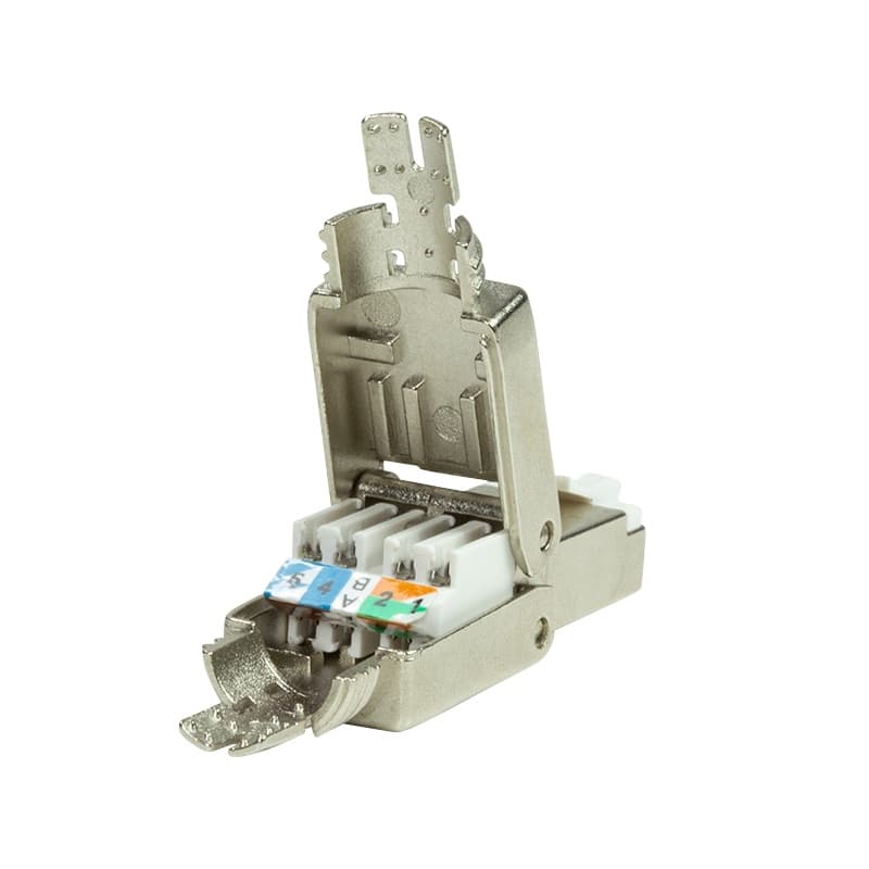 MUFA RJ-45 LOGILINK pt. cablu FTP, SFTP, Cat6a/Cat.7/Cat.8, RJ-45 (T), ecranat, zinc turnat ecranat, manson, pentru cablu cu diametru exterior 6-8.5mm AWG22-24, 1 buc, "MP0080" — miniatură