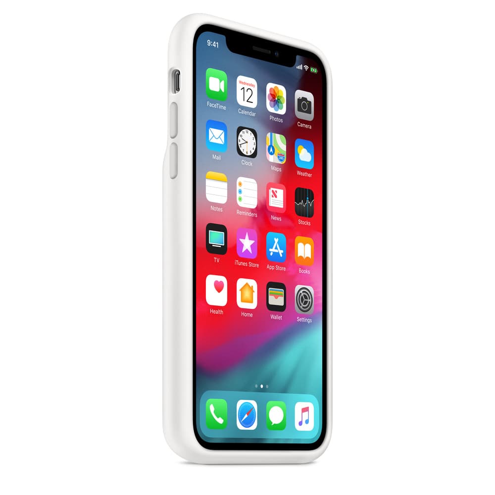 HUSA Smartphone Apple, pt iPhone XS, tip back cover (protectie spate), silicon | microfibra, ultrasubtire, alb, "mrxl2zm/a" — miniatură