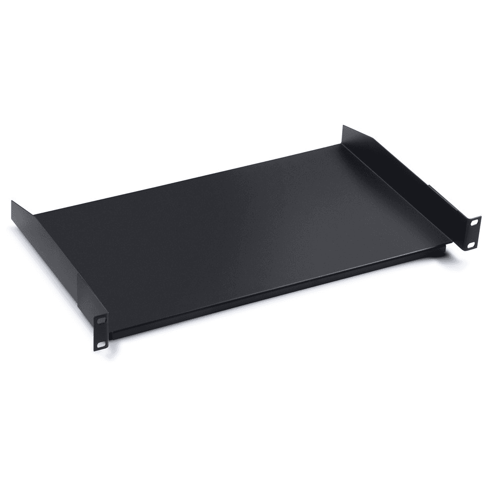 RAFT FIX SPACER 1U pentru rack 19", adancime 320mm, sarcina maxima 20Kg, vopsea antistatic, otel 1mm, black, "SPSF-1U320-BK"