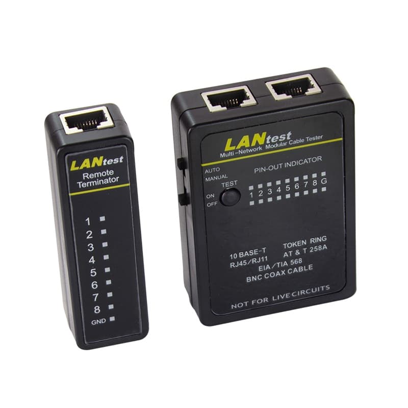 TRUSA scule retelistica, LOGILINK, testare cab, sertiz. mufe, deziz. cablu, sertiz. cab,taiere cablu. 4 prod.:tester cab,cleste sertiz. mufe,unealta punch down,cleste dez. cab, Cat.6A/7, "WZ0070" — miniatură