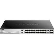 SWITCH D-LINK SMART Layer 3, 24 porturi SFP, 2 x 10GBASE-T si 4 x 10G SFP+, carcasa metalica, rackabil, "DGS-3130-30S/SI"