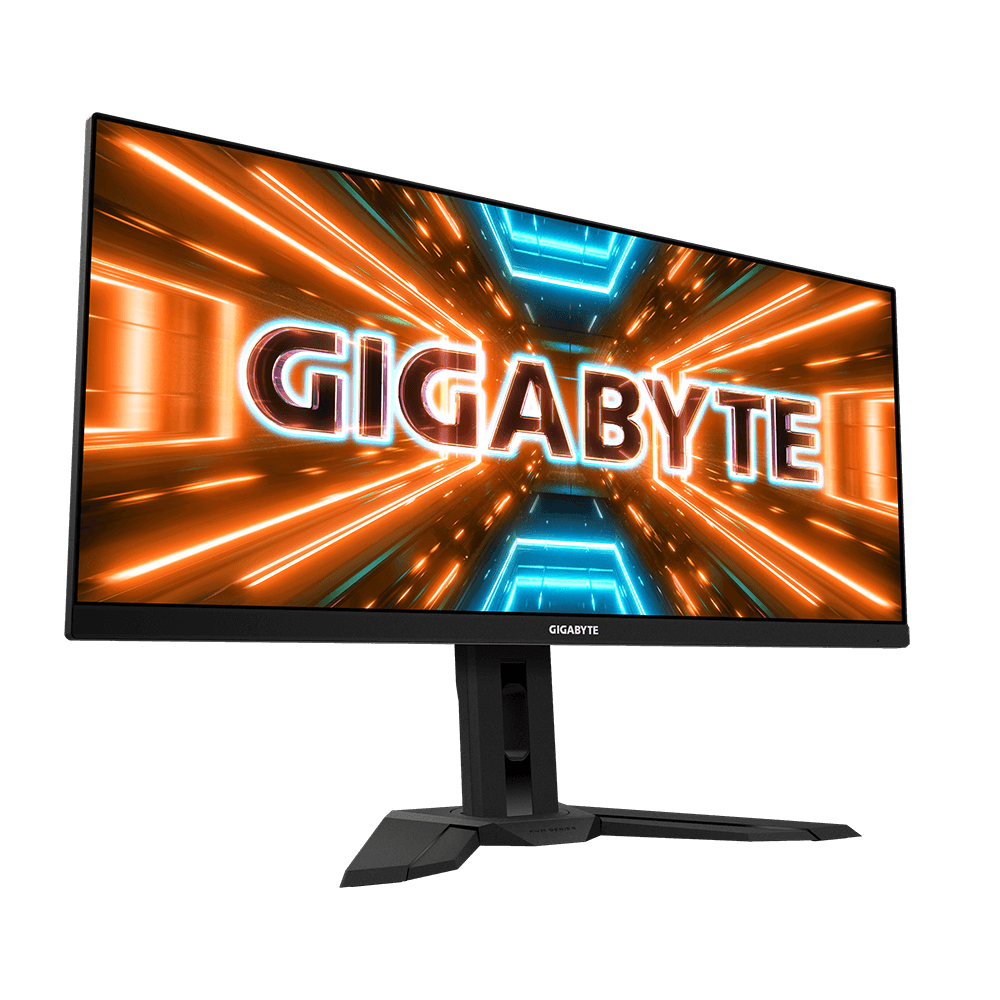 MONITOR Gigabyte 34 inch, Gaming, IPS, UWQHD (3440 x 1440), Wide, 400 cd/mp, 1 ms, HDMI x 2 | DisplayPort, "M34WQ" — miniatură