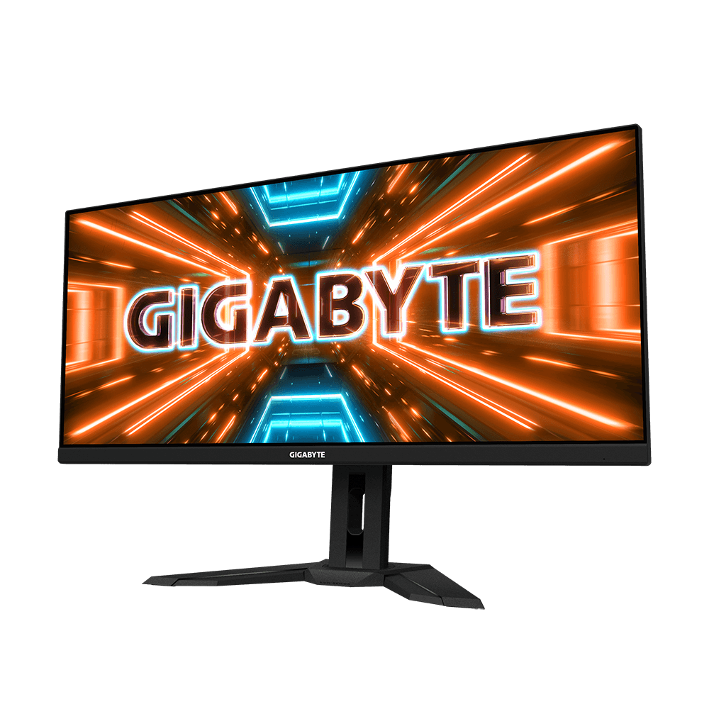 MONITOR Gigabyte 34 inch, Gaming, IPS, UWQHD (3440 x 1440), Wide, 400 cd/mp, 1 ms, HDMI x 2 | DisplayPort, "M34WQ" — miniatură