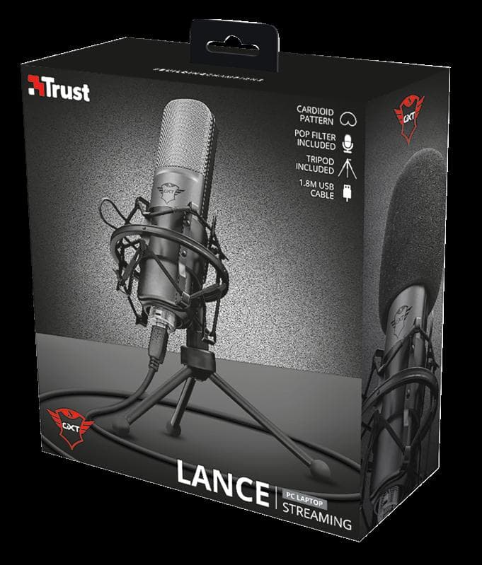 Trust GXT 242 Lance Streaming Mic, "TR-22614" — miniatură